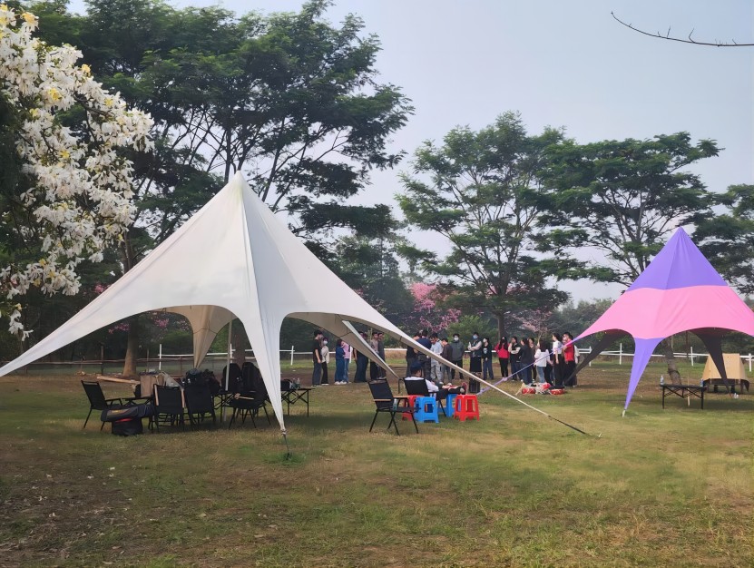 佛山露营团建天幕烧烤，享受户外乐趣